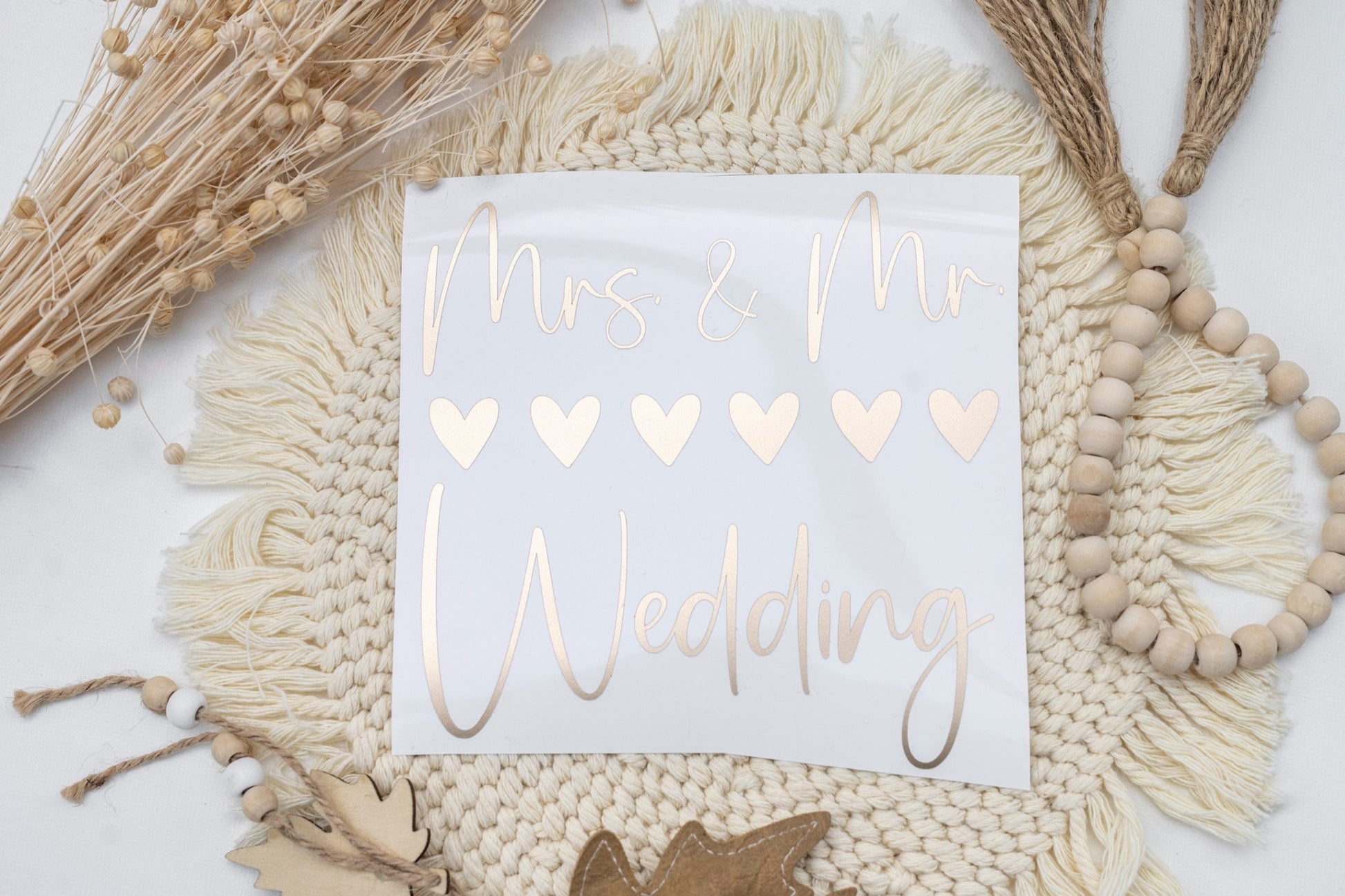 Sticker Mr & Mrs – MiaLaLunaDesigns