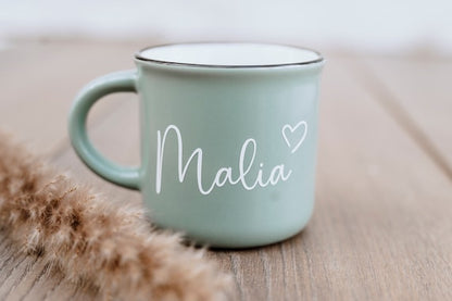 Vintage Tasse - personalisiert Name