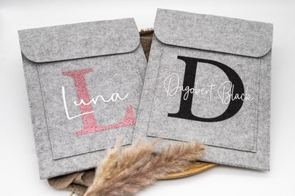 Equidenpass Hülle Pferdepass Glitzer personalisiert filz – MiaLaLunaDesigns