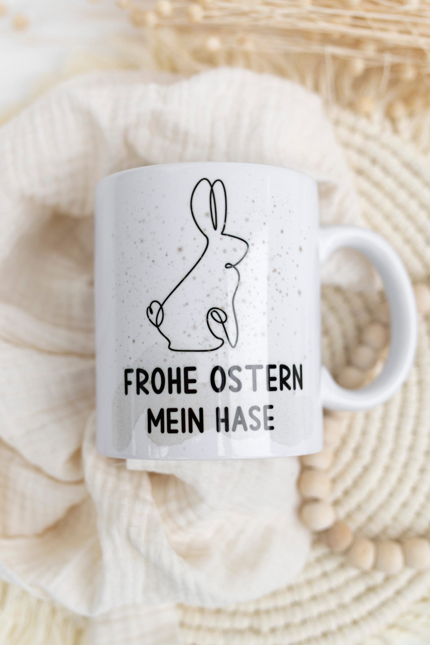 Tasse Frohe Ostern mein Hase Becher 330ml Geschenk Ostergeschenk